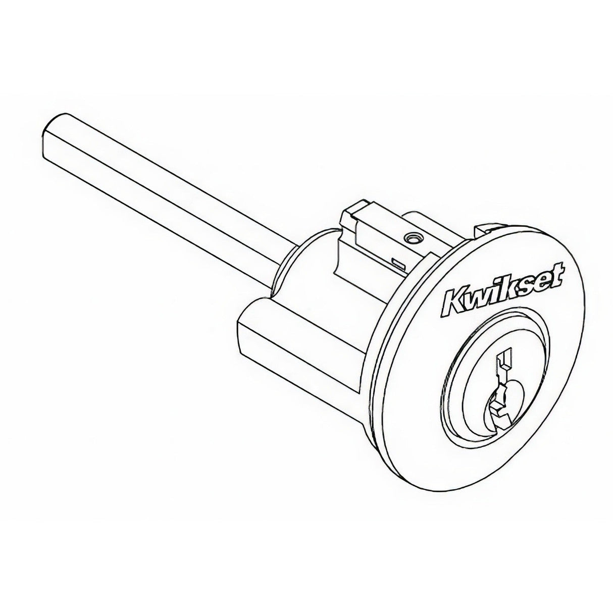 Kwikset 83735-002 Replacement Cylinder for 660 Deadbolt Antique Brass