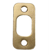 Kwikset 85063-001 1" x 2-1/4" Radius Corner Deadbolt Strike Bright Brass