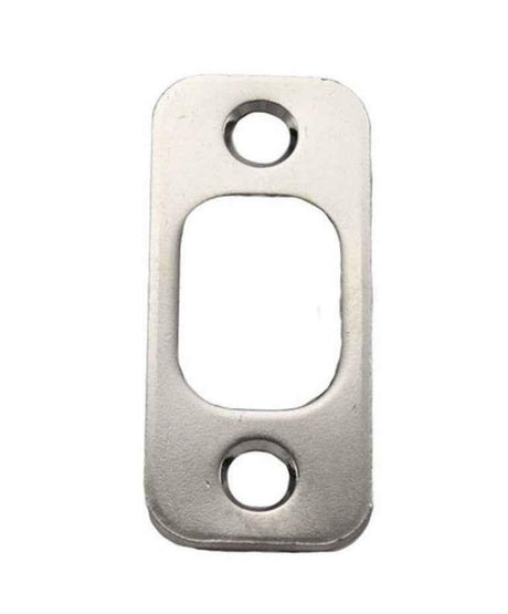 Kwikset 85063-013 1" x 2-1/4" Radius Corner Deadbolt Strike for US26 Bright Chrome and US26D Satin Chrome Bright Chrome / Satin Chrome