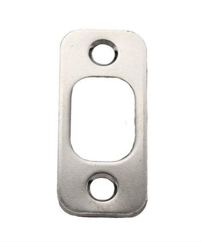 Kwikset 85063-013 1" x 2-1/4" Radius Corner Deadbolt Strike for US26 Bright Chrome and US26D Satin Chrome Bright Chrome / Satin Chrome