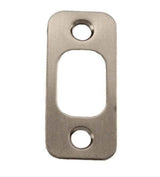 Kwikset 85063-014 1" x 2-1/4" Radius Corner Deadbolt Strike Satin Nickel