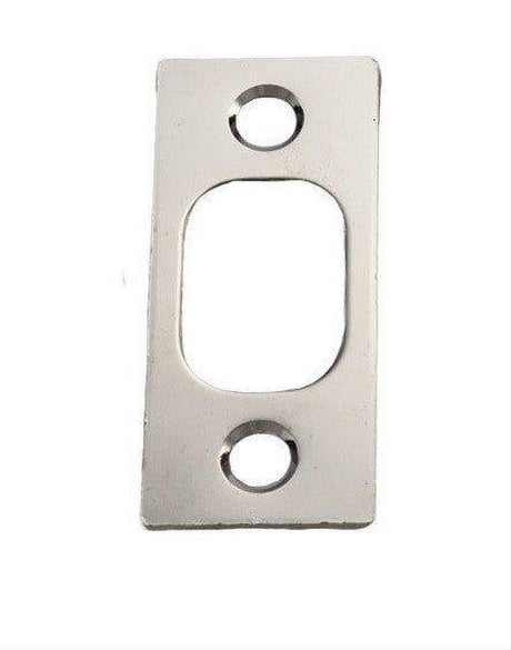 Kwikset 85072-004 1" x 2-1/4" Square Corner Deadbolt Strike for US26 Bright Chrome and US26D Satin Chrome Bright Chrome / Satin Chrome