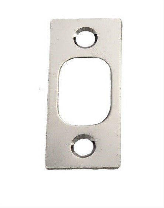 Kwikset 85072-004 1" x 2-1/4" Square Corner Deadbolt Strike for US26 Bright Chrome and US26D Satin Chrome Bright Chrome / Satin Chrome