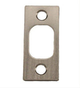 Kwikset 85072-019 1" x 2-1/4" Square Corner Deadbolt Strike Satin Nickel
