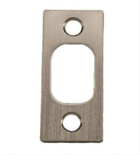Kwikset 85072-019 1" x 2-1/4" Square Corner Deadbolt Strike Satin Nickel
