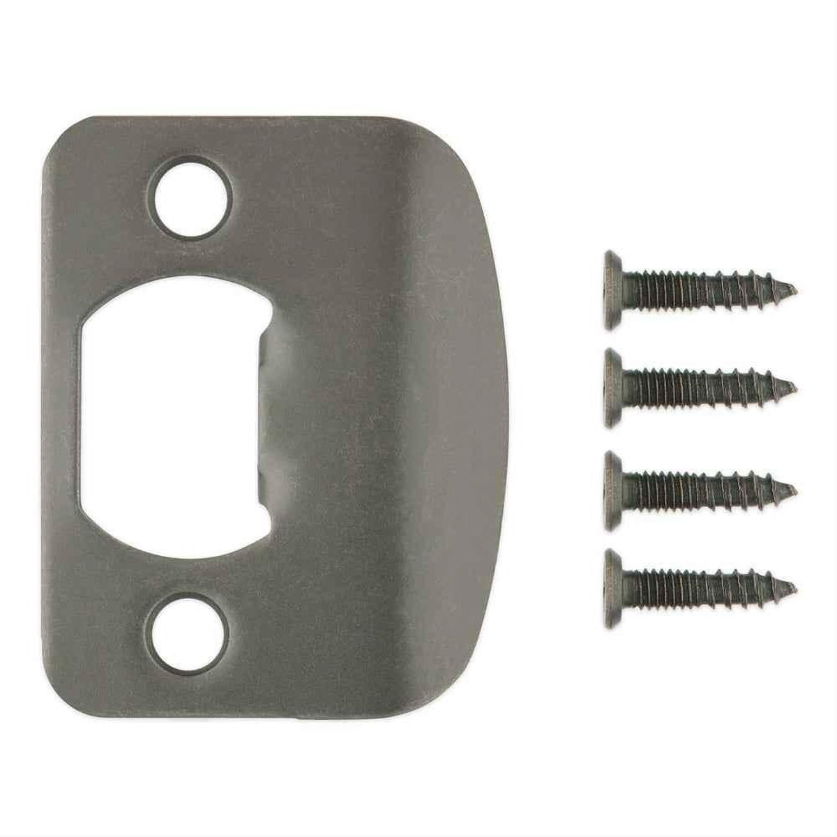 Kwikset 85303-019 Radius Corner Deadbolt Full Lip Strike - Satin Brass