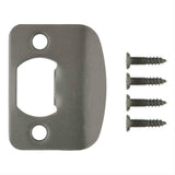 Kwikset 85303-019 Radius Corner Deadbolt Full Lip Strike - Satin Brass