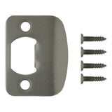 Kwikset 85303-020 Radius Corner Deadbolt Full Lip Strike - Gunmetal
