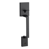 Kwikset 898AMD-514 Amador Handle Only; No Deadbolt with RCAL Latch and RCS Strike Matte Black