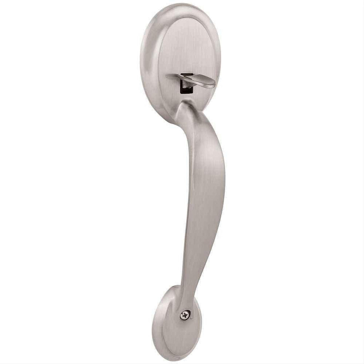 Kwikset 898DA-15 Dakota Handle Only; No Deadbolt with RCAL Latch and RCS Strike - Satin Nickel