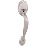Kwikset 898DA-15 Dakota Handle Only; No Deadbolt with RCAL Latch and RCS Strike - Satin Nickel