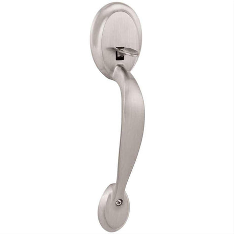 Kwikset 898DA-15 Dakota Handle Only; No Deadbolt with RCAL Latch and RCS Strike - Satin Nickel