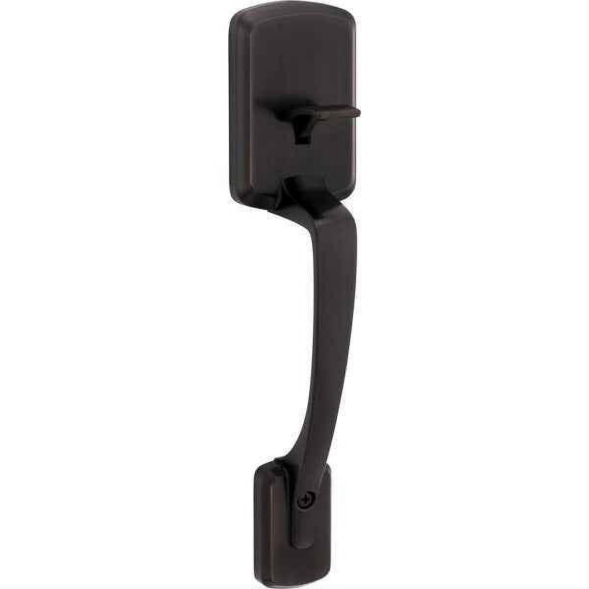 Kwikset 898HYH-11P Henley Handle Only; No Deadbolt with RCAL Latch and RCS Strike Venetian Bronze