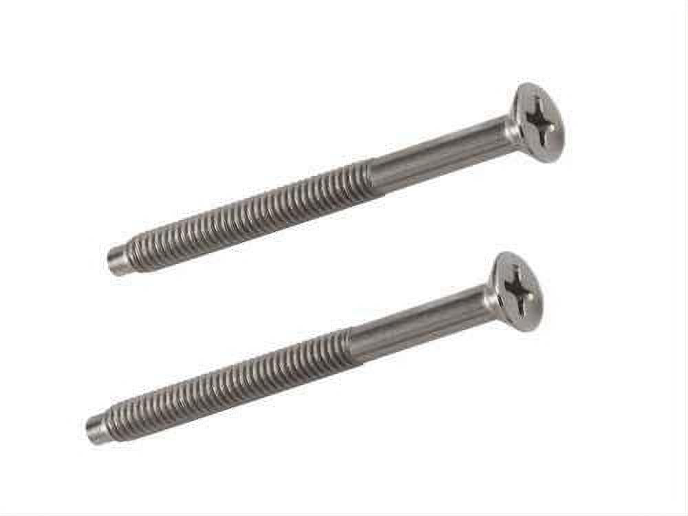 Kwikset 89933-001 Signature Lever Thick Door Screw Pack - Bright Chrome / Satin Chrome