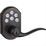 Kwikset 912TNLZW500-11PS Z-Wave Enabled Tustin Lever SmartCode Deadbolt with Z-Wave 500 Chipset, RCAL Latch and RCS Strike - Venetian Bronze