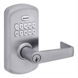 Kwikset 955KNL-26DSMC Kingston SmartCode Electronic Lever Lock with SC1 Keyway - Satin Chrome