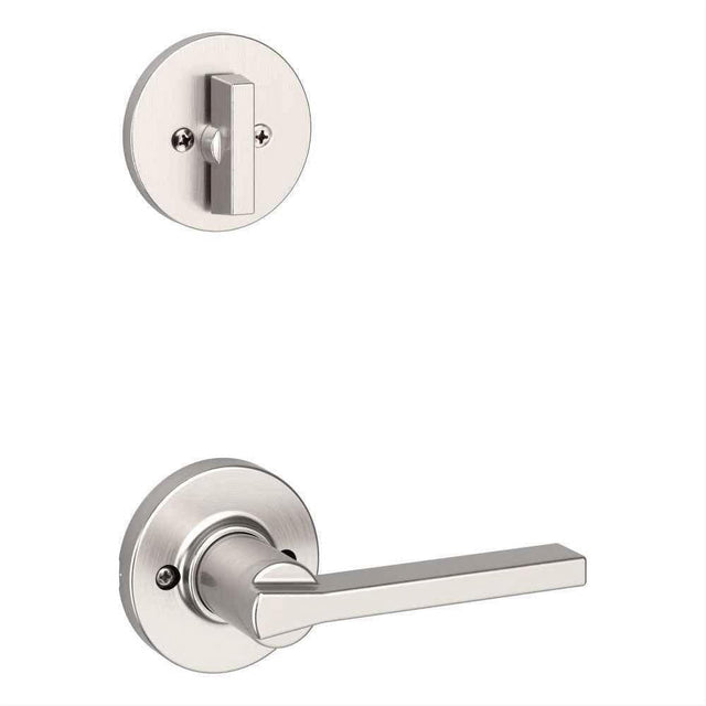 Kwikset 966CSLRDT-15.UNIV Casey Handleset Trim with Round Rose Satin Nickel