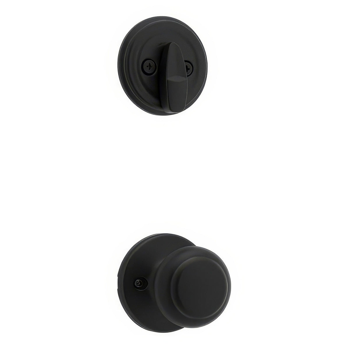 Kwikset 966CV-514.UNIV Cove Single Cylinder Interior Trim Pack - Matte Black