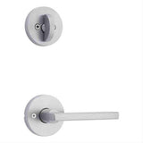 Kwikset 966HFLRDT-26D.UNIV-UNIV Halifax Single Cylinder Interior Pack with Round Rosette Satin Chrome