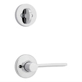 Kwikset 966LRLRDTLH-26.UNIV Ladera Handleset Trim with Round Rose Bright Chrome