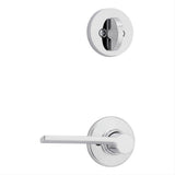 Kwikset 966LRLRDTRH-26.UNIV Ladera Handleset Trim with Round Rose Bright Chrome