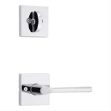 Kwikset 966LSLSQT-26.UNIV Lisbon Handleset Trim with Square Rose Bright Chrome