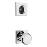 Kwikset 966MNKSQT-26.UNIV Maven Handleset Trim with Square Rose Bright Chrome