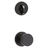 Kwikset 966PSKRDT-514.UNIV Pismo Handleset Trim with Round Rose Matte Black