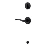 Kwikset 966SELLH-514.UNIV Left Hand Sedona Handleset Trim Matte Black