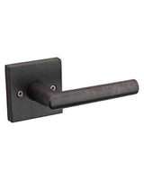 Kwikset 967MILSQT-11PSV1 Milan Double Cylinder Interior Pack with Square Rosette Venetian Bronze