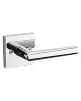 Kwikset 967MILSQT-26SV1 Milan Double Cylinder Interior Pack with Square Rosette Polished Chrome