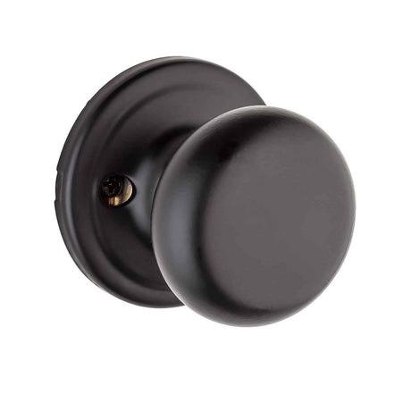Kwikset 968H-514 Hancock Knob Dummy Interior Trim Pack Matte Black