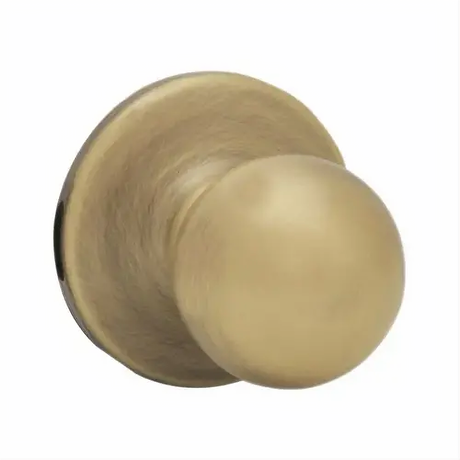 Kwikset 968P-5 Polo Knob Dummy Interior Trim Pack Antique Brass