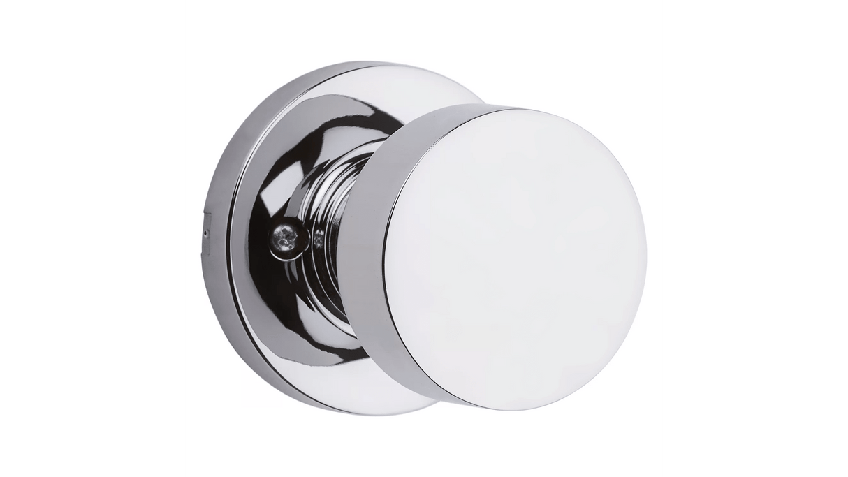 Kwikset 968PSKRDT-26 Pismo Handleset Trim with Round Rose Bright Chrome