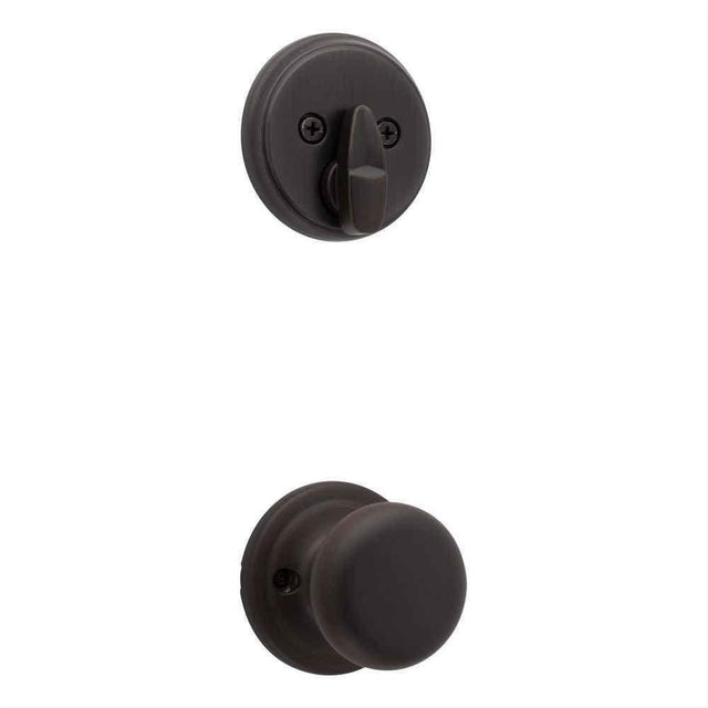 Kwikset 971H-11P Hancock Handleset Trim Venetian Bronze