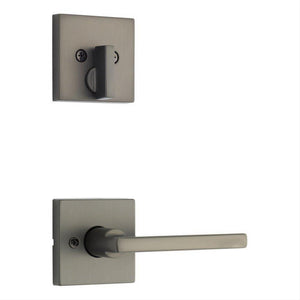 Kwikset 971HFLSQT Halifax Handleset Trim with Square Rose