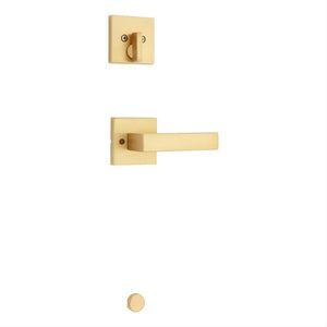 Kwikset 971SALSQT Singapore Handleset Trim with Square Rose