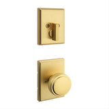 Kwikset 971SOKTRCT-4 Sora Handleset Trim Satin Brass