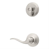 Kwikset 971TNLLH-15 Tustin Handleset Trim Satin Nickel