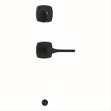 Kwikset 971TPLMDT-514 Single Cylinder Tripoli Trim Pack with Midtown Rose Matte Black