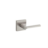 Kwikset 973LSLSQT-15 Dummy Interior Lisbon Handleset Trim with Square Rose Satin Nickel