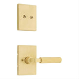 Kwikset 973MALRCT-4 Contemporary Handleset Trim Satin Brass