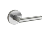 Kwikset 973MILRDT-26D Milan Handleset Trim with Round Rose Satin Chrome
