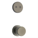 Kwikset 973PSKRDT-18G Pismo Handleset Trim with Round Rose Gunmetal