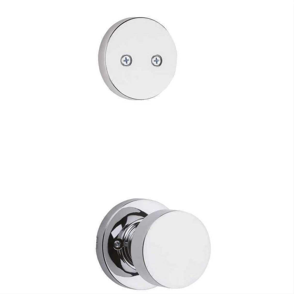 Kwikset 973PSKRDT-26 Pismo Handleset Trim with Round Rose Bright Chrome