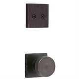 Kwikset 973PSKSQT-11P Pismo Handleset Trim with Square Rose Venetian Bronze