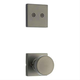 Kwikset 973PSKSQT-18G Pismo Handleset Trim with Square Rose Gunmetal