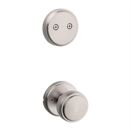 Kwikset 973SOK-15 Sora Handleset Trim with Round Rose Satin Nickel