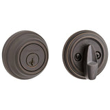 Kwikset 980-11PS.STRKP Single Cylinder Deadbolt Venetian Bronze