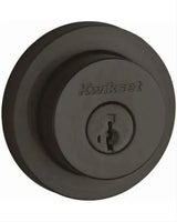 Kwikset 982RDT-26S.DS Single Cylinder Milan Round Rose Deadbolt SmartKey with RCAL Latch and Dual RCS and 5303 Full Lip Strike Bright Chrome